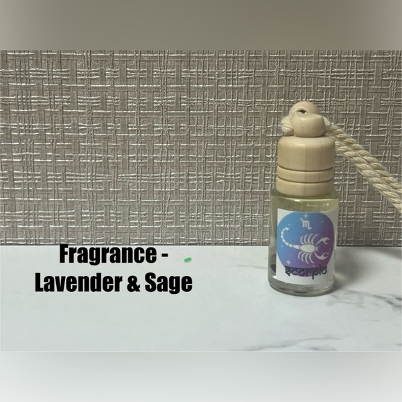 Gemini Zodiac Sign Car Diffuser 6 ml with Crystals - Picture 4 of 9